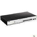 D-Link DGS-1210-10MP/F1A PROJ Настраиваемый L2 коммутатор с 8 портами 10/100/1000Base-T и 2 портами 1000Base-X SFP (8 портов PoE 802.3af/at, PoE-бюдже