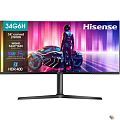 LCD Hisense 34" 34G6H черный {VA Curved 3440x1440 165Hz 1ms 400cd HDMI DisplayPort Pivot Ex}