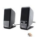 Gembird SPK-510, черный, 6 Вт, рег. громкости, разъём для наушников,USB-питание