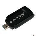 Gembird Сетевой адаптер WiFi+Bluetooth 1.3 Гбит, двухдиап. с антеннами, USB,802.11b/a/g/c/ac,RTL8822 (WNP-UA-020)