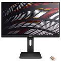 LCD AOC 23.8" 24P1 черный {IPS 1920x1080@60Hz 5ms 178/178 250cd 1000:1 Frameless HDMI1.4 DisplayPort1.2 DVI D-Sub USB3.0x4 AudioOut 2Wx2 Pivot}