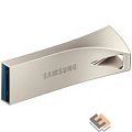 Samsung Drive 128Gb BAR Plus, USB 3.1, серебристый [MUF-128BE3/APC]