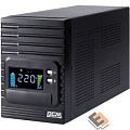 PowerCom Smart King Pro+ SPT-3000-II LCD ИБП {Line-Interactive, 3000VA/2400W,  Tower, 8 xC13 + 1 xC19, USB, SNMP Slo