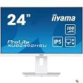 LCD Iiyama 23.8" XUB2492HSU-W6 белый {IPS 1920x1080 100Hz 0.4ms HDMI DisplayPort USB M/M Pivot}