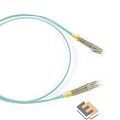 Hyperline FC-503-LC-LC-10G-2M (FC-D2-503-LC/PR-LC/PR-H-2M-LSZH-AQ) Патч-корд волоконно-оптический (шнур) MM 50/­125(OM3), LC-LC, duplex, LSZH, 2 м