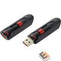 SanDisk USB Drive 256Gb Cruzer Glide SDCZ60-256G-B35 {USB2.0, Black}