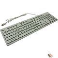 Клавиатура Oklick 550ML белый USB slim Multimedia LED [1061618]