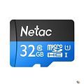 Micro SecureDigital 32GB Netac microSDHC Class10 NT02P500STN-032G-S P500 w/o adapter