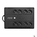 ИБП HIPER INLine LM-1000: Линейно-интерактивный 1000VA/600W Розетки: 8 CEE АКБ: Свинцово-кислотная, 12В / 9 Ач