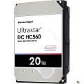 20Tb WD Ultrastar DC HC560 {SATA 6Gb/s, 7200 rpm, 512mb buffer, 3.5"} [0F38785/WUH722020BLE6L4]