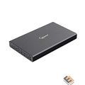 Gembird EE2-U3S-55 Внешний корпус 2.5" чёрный, USB 3.0, SATA, до 2 Тб, алюминий