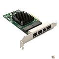Exegate EX293453RUS Сетевой адаптер ExeGate EXE-BCM5719 (PCI-E x4 v2.0, порты 4xRJ45, 10/100/1000Mbps, Gi