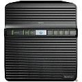 Synology DS423 Сетевое хранилище NAS, слоты 4x2.5"/3.5" SATA3, 2x1 Гбит/с, 2xUSB 3.X, Realtek RTD1619B/4x1.7 ГГц, DDR4 2Gb, 90W