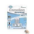 Camelion   AAA- 800mAh Ni-Mh  Always Ready  BL-2 (NH-AAA800ARBP2, аккумулятор, 1.2В)  (2 шт. в уп-ке)