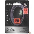 Micro SecureDigital 32GB Netac MicroSD P500 Extreme Pro, Retail version card only [NT02P500PRO-032G-S]