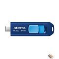 A-DATA Flash Drive 64GB  UC300, USB 3.2/TypeC, синий/голубой