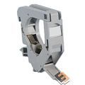 Hyperline FP-IE-DIN-KJ-1-GY Крепление для Keystone Jack на DIN-рейку в распределительные щиты для промышленных решений, без боковых крышек, ши
