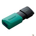 Kingston USB Drive 256Gb DataTraveler Exodia M , USB 3.2"  черный/зеленый