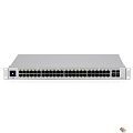 UBIQUITI USW-48-POE PoE-коммутатор в стойку, 48х 1G RJ45, 4х SFP, раздача 195 Вт