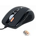 A-4Tech Мышь X(7)-710BK (черный) USB, 2000dpi, встр. память 16Кб, 1000ГЦ, 7 кнопок. [94397]