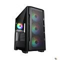 Cougar Корпус Uniface X RGB V2 Black, 4x140mm ARGB PWM Fan, ARGB PWM Fan Hub, без БП, E-ATX