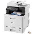 Brother DCP-L8410CDW МФУ, A4, цветной лазерный,  31стр/мин, 512Мб, дуплекс, ADF50, GigaLAN, WiFi, USB (старт.картрид