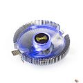 Exegate EX286146RUS Кулер ExeGate Wizard EE91-BLUE (Al, LGA775/1150/1151/1155/1156/1200/AM2/AM2+/AM3/AM3+/AM4/FM1/FM2/754/939/940, TDP 75W, Fan 90mm,