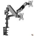 ONKRON G140 чёрный {Для двух экранов диагональю 13"-32" Допустимая нагрузка: 2х (1-8 кг (2.2 - 17.6 lbs)) V