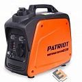Генератор инверторный PATRIOT 1000i [474101025] {Двигатель 4т, АИ-92, 40сс,мощность рабочая/максимальн