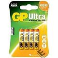 GP 24AU-2CR4 Ultra Alkaline 24AU LR03,  4 шт AAA (4шт. в уп-ке)(замена на арт.11044072)