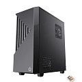 Gamemax Contac COC BG ATX case, black/grey, w/o PSU, w/2xUSB3.0, w/1x14cm ARGB front fan(GMX-FN14-Rainbow-C9), w/1x12cm ARGB rear fan(GMX-FN12-