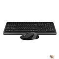Комплект кл-ра+мышь беспров. A4Tech Fstyler FG1010S black/grey USB (FG1010S GREY)