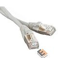 Hyperline PC-LPM-STP-RJ45-RJ45-C6-0.5M-LSZH-GY Патч-корд F/UTP, экранированный, Cat.6, LSZH, 0.5 м, серый