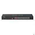 Mercusys MS128GP 28-портовый гигабитный монтируемый в стойку коммутатор с 24 портами PoE+