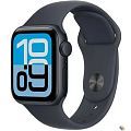 Apple Watch SE 3 44mm Midnight Aluminium Case with Midnight Sport Band - M/L (MEHQ4HN/A)