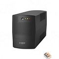 ИБП CBR [UPS-TWP-101J-650] 650VA/390W, Schuko CEE 7 x2 outlets, LED, AVR, SEC, 12V/7Ah