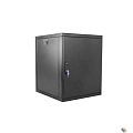 ЦМО Шкаф телекоммуникационный настенный 15U (600 x 650) дверь металл , цвет черный (ШРН-15.650.1-9005)