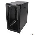 ЦМО Шкаф серверный напольный 24U (600 x 1000) дверь перфорированная 2 шт., чёрный, ШТК-М-24.6.10-44АА-9005