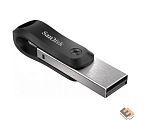 SanDisk USB Drive 64GB iXpand Flash Drive Go - USB3.0 + Lightning - for iPhone and iPad