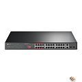 TP-Link TL-SL1226P Неуправляемый коммутатор с 24 портами PoE+ 10/100 Мбит/с и 2 комбинированными портами RJ45/SFP