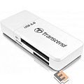 USB 3.0 Multi-Card Reader F5 All in 1 Transcend [TS-RDF5W] White