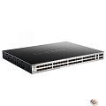 D-Link DGS-3130-54S/B1A PROJ Управляемый L3 стекируемый коммутатор с 48 портами 1000Base-X SFP, 2 портами 10GBase-T и 4
