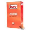 Сухие чистящие салфетки BURO BU-Udry, безворсовые, 20шт. [817443]