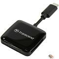 Micro SecureDigital Transcend RDC3 SD/microSD Card Reader, USB 3.2 Gen 1, Black, Type C TS-RDC3