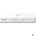 D-Link DES-1008C/B1A Неуправляемый коммутатор с 8 портами 10/100Base-TX