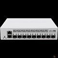 MikroTik CRS310-1G-5S-4S+IN Коммутатор 1RJ45 1Gbit, 5*SFP 1Gbit, 4*SFP 10Gbit, POE in, indoor case, RouterOS L5