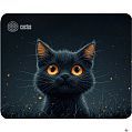 Коврик для мыши Cactus Black Cat 250x200x3мм (CS-MPC-D09S)