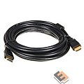 5bites APC-014-030 Кабель  HDMI M / HDMI M V1.4b, высокоскоростной, ethernet+3D, зол.разъемы, ферр.кольца, 3м.