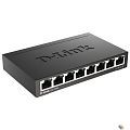 D-Link DGS-1008D/R1A Неуправляемый коммутатор с 8 портами 10/100/1000Base-T