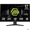 MSI MAG 27" 272F {IPS 1920x1080 200Hz 0.5ms 3000:1 300cd 178/178 HDMI2.0 DisplayPort1.2 Tilt VESA}
